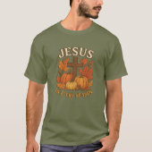 Jesus - Herbst - Christlich T-Shirt (Vorderseite)