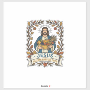 Jesus Herbsternte Glaube Jesus Herbsternte Ch Aufkleber