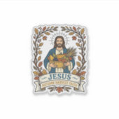 Jesus Herbsternte Glaube Jesus Herbsternte Ch Aufkleber (Vorderseite)