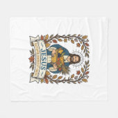 Jesus Herbsternte Glaube Jesus Herbsternte Ch Fleecedecke (Vorderseite (Horizontal))