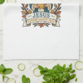 Jesus Herbsternte Glaube Jesus Herbsternte Ch Geschirrtuch (Gefaltet)