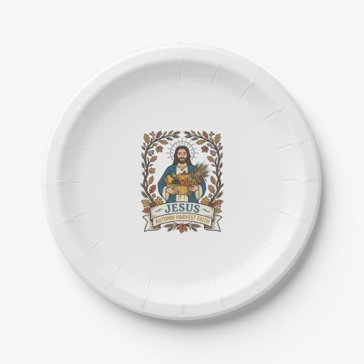 Jesus Herbsternte Glaube Jesus Herbsternte Ch Pappteller (Vorderseite)