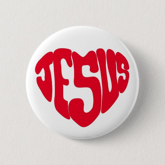 Jesus-Herz Button (Vorderseite)
