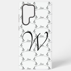 Jesus-Herz-Inschrift mit Ihrem Initial Samsung Galaxy Hülle