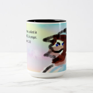 Jesus hier freundlich zweifarbige tasse