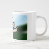 Jesus hier geht Jumbo-Tasse (Rechts)