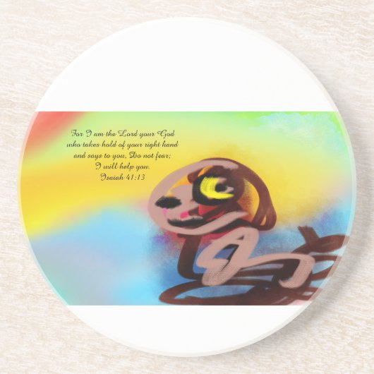 Jesus hier getränkeuntersetzer (Vorne)