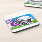 Jesus hier getränkeuntersetzer (Linke Seite)