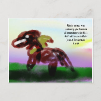 Jesus hier heilig postkarte