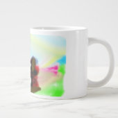 Jesus hier jetzt Jumbo-Tasse (Rechts)