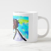 Jesus hier Jumbo-Tasse (Rechts)