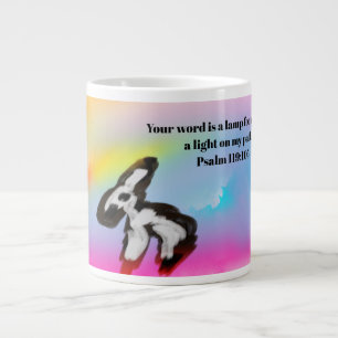 Jesus hier Jumbo-Tasse