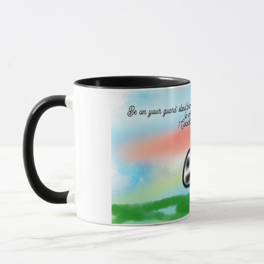 Jesus hier Liebe Tasse (Links)