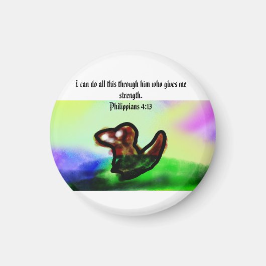 Jesus hier magnet (Vorne)
