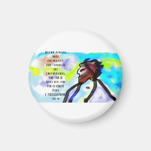 Jesus hier magnet