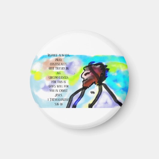 Jesus hier magnet (Vorne)