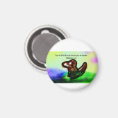 Jesus hier  magnet (Vorderseite/Rückseite)