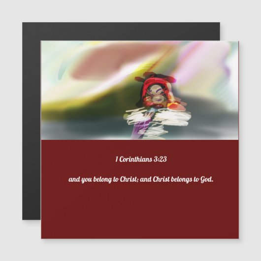 Jesus hier magnetkarte (Vorne/Hinten)