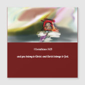 Jesus hier magnetkarte (Vorderseite)