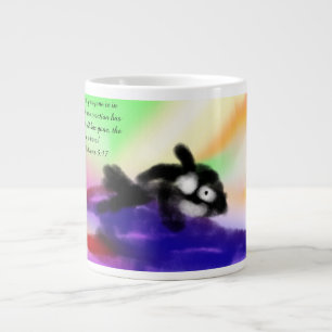 Jesus hier neu Jumbo-Tasse