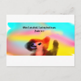 Jesus hier postkarte