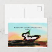 Jesus hier postkarte (Vorne/Hinten)