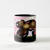 Jesus hier ruft zweifarbige tasse (Mittel)