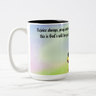 Jesus hier zweifarbige tasse