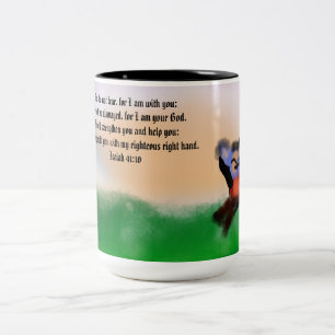 Jesus hier zweifarbige tasse
