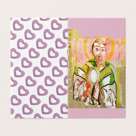 Jesus High Priest Prayer Card (Außenseite Aufgefaltet)