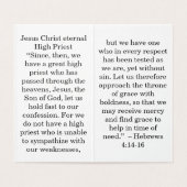 Jesus High Priest Prayer Card (Innenseite Aufgefaltet)
