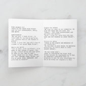 Jesus High Priester Card Karte (Innenseite)