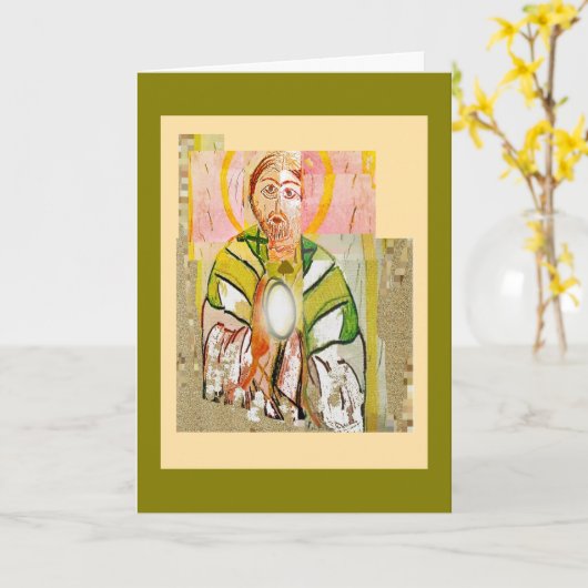 Jesus High Priester Card Karte (Gelbe Blume)