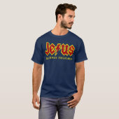 Jesus Highway to Heaven Funny Christlich T-Shirt (Vorne ganz)
