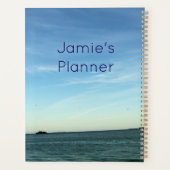 Jesus Himmel mit Tauben-Glaubensdesign Planer (Rückseite)