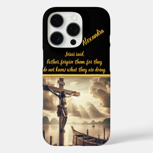 Jesus hing über einem See Case-Mate iPhone Hülle (Rückseite)