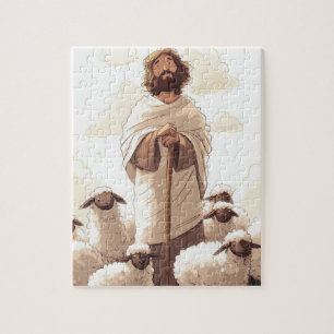 Jesus, Hirte der Welt Puzzle
