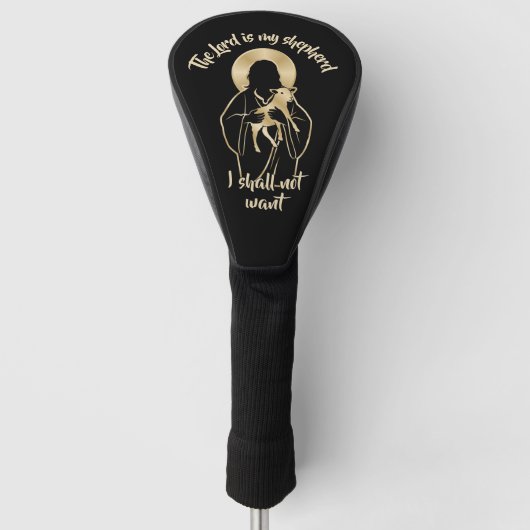 Jesus Hirte Golf Headcover (Vorderseite)