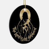 Jesus Hirte Keramik Ornament (Rechts)