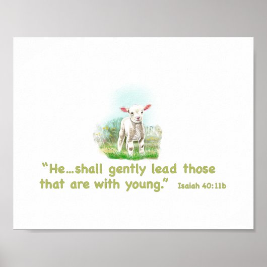 Jesus, Hirte mich Poster (Vorne)