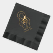 Jesus Hirte Servietten Mit Folie (Links)