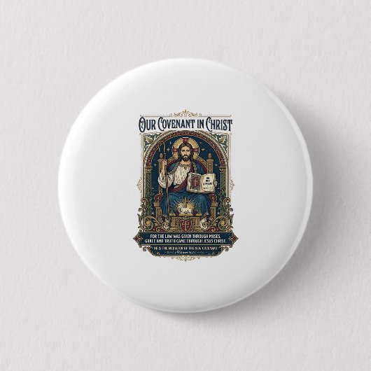 Jesus Hochzeitsfotograf Shirt Christlich Button (Vorderseite)