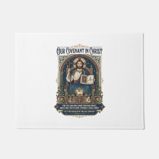 Jesus Hochzeitsfotograf Shirt Christlich Fußmatte (Vorderseite)
