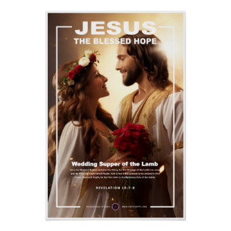 Jesus - Hochzeitsspinner des Lamms Poster