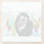 Jesus Hoffnung Glasuntersetzer (Rückseite)