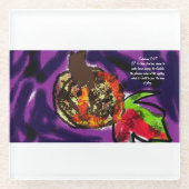 Jesus Hoffnung Glasuntersetzer (Vorderseite)