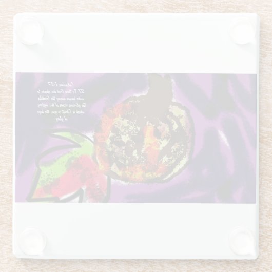 Jesus Hoffnung Glasuntersetzer (Rückseite)