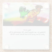 Jesus Hoffnung Glasuntersetzer (Rückseite)