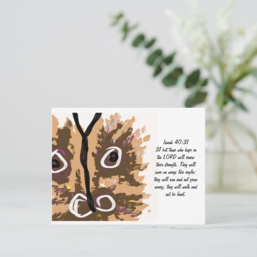 Jesus Hoffnung Postkarte (Stehend Vorderseite)