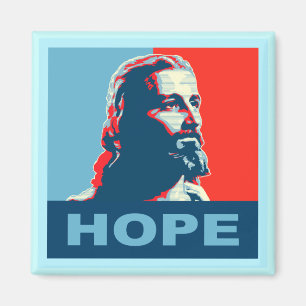 Jesus-Hoffnungs-Magnet-Quadrat Magnet
